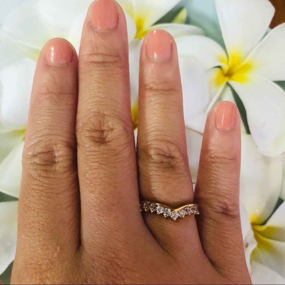 Curved Wedding Band Size 5.5